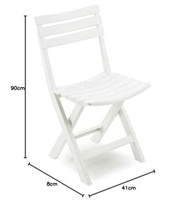 Progarden Birki 86273 Tuinstoel Kunststof Wit