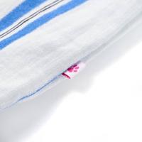 Kinderrokje 116 kobaltblauw en wit - thumbnail