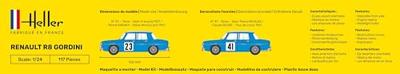 Heller 1/24 Renault R8 Gordini Heller 1/24 Renault R8 Gordini