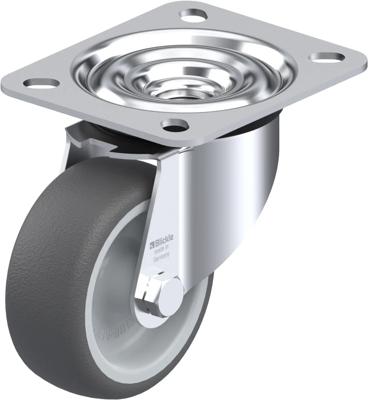 Blickle LE-PATH 80G Zwenkwiel Wieldiameter: 80 mm Draagvermogen (max.): 150 kg 1 stuk(s)
