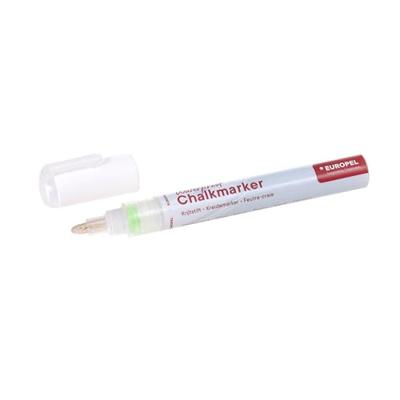 Krijtstift Europel watervast 3-6mm wit blister 1 stuk Krijtstift Europel watervast 3-6mm wit blister 1 stuk