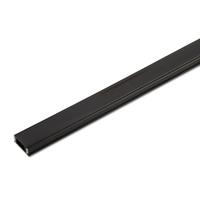 LED-strip profiel 1m opbouw zwart compleet - thumbnail