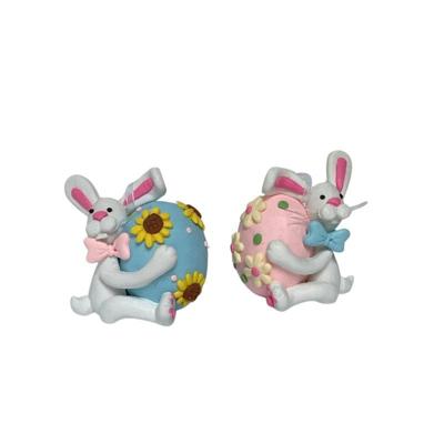 Paashaas zittend met ei assorti Anna's Collection - Annas collection