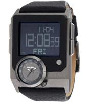 Horlogeband Diesel DZ7231 Leder Zwart 34mm - thumbnail