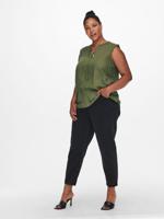 ONLY CARMAKOMA top CARMUMI met kant donkergroen - thumbnail