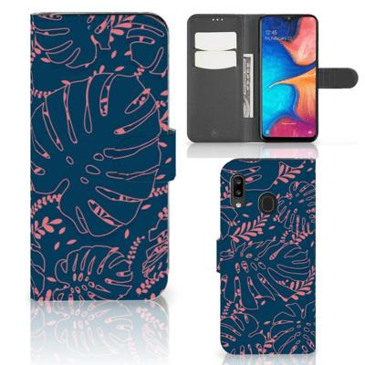 Samsung Galaxy A30 Hoesje Palm Leaves