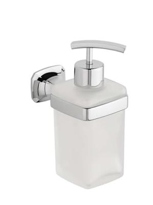Zeepdispenser Sapho Aida Hangend 270 ML Chroom / Satijnglas