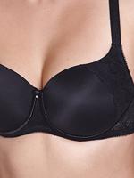 Zwarte softcup bh Lisca Evelyn met beugel F - H - thumbnail