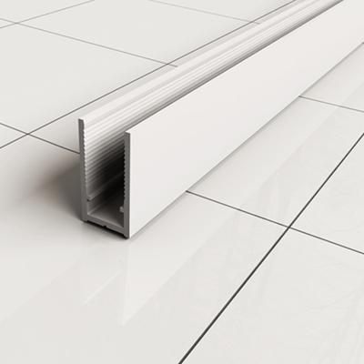 Stabilisatiestang Muurprofiel Slim 200cm Mat Wit Stabilisatiestang Muurprofiel Slim 200cm Mat Wit