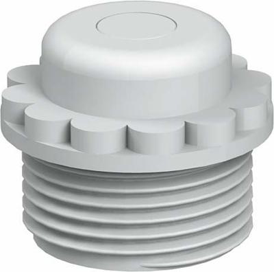 OBO Bettermann 90 M25 GE Trapvormige nippel Polyethyleen Lichtgrijs 1 stuk(s)