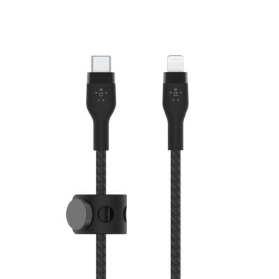 Kabel USB-C naar Lightning Belkin CAA011BT2MBK 2 m Zwart