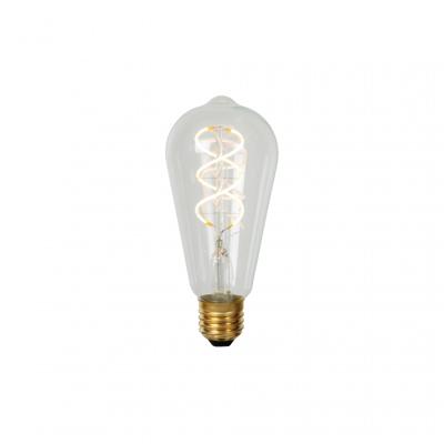 Lucide ST64 - Filament lamp - Ø 6,4 cm - LED Dimb. - E27 - 1x4,9W 2700K - Transparant