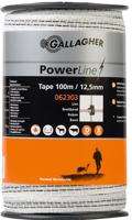 Gallagher PowerLine lint 12,5mm wit 100m - 062303 062303 - thumbnail