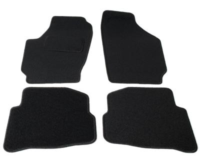 Automatten op maat - zwart stof - Seat Ibiza 6L en Seat Cordoba 2002-2008