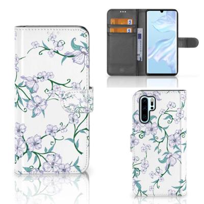 Huawei P30 Pro Uniek Hoesje Blossom White Huawei P30 Pro Uniek Hoesje Blossom White
