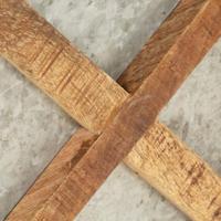 Nachtkastje 40x30x50 cm massief mangohout - thumbnail