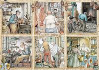 Premium Collection Anton Pieck, De Ambachtslieden 1000 stukjes - thumbnail