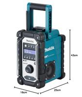 Makita DMR110N Accu Bouwradio Basic Body - thumbnail