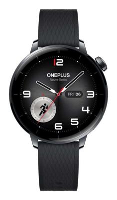OnePlus Watch 3 43mm 3,35 cm (1.32") AMOLED Digitaal 466 x 466 Pixels Touchscreen Zwart, Titanium Wifi GPS