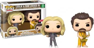 Parks and Recreation Funko Pop Vinyl 2-Pack: Ron & Leslie