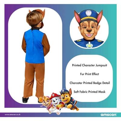 Paw Patrol Verkleedset Chase 3-4 Jaar - thumbnail