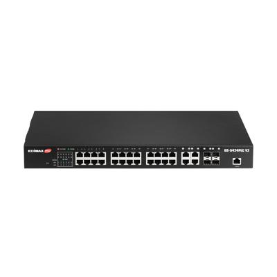 Edimax GS-5424PLC V2 netwerk-switch Gigabit Ethernet (10/100/1000) Power over Ethernet (PoE) 1U Zwar Edimax GS-5424PLC V2 netwerk-switch Gigabit Ethernet (10/100/1000) Power over Ethernet (PoE) 1U Zwar
