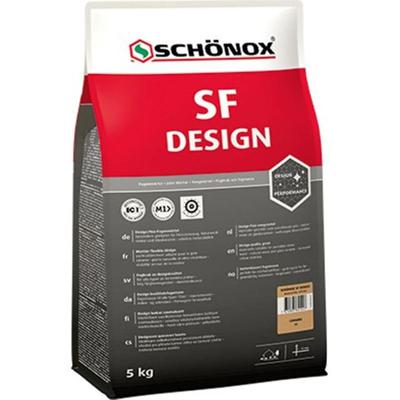 Schonox Sf design design flexibele voegmortel 5kg grijs 641567 Schonox Sf design design flexibele voegmortel 5kg grijs 641567