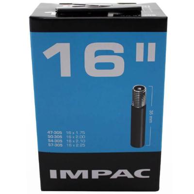 Impac binnenband (by schwalbe) av16 16x1.75/2.35 etrto 47/57-305, ventiel:schrader/auto 35mm