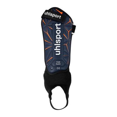 Uhlsport Flex Plate Scheenbeschermers Donkerblauw Oranje Wit