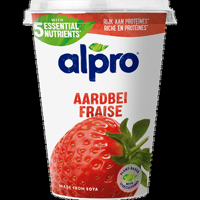 Alpro Plantaardige Variatie Op Yoghurt Aardbei 500g bij Jumbo - thumbnail
