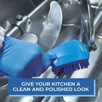 Vikan werkborstel geel korte steel hard - thumbnail