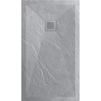Douchetub Sanimar Sanistone 160 x 90 cm Cement Grijs Sanimar - thumbnail