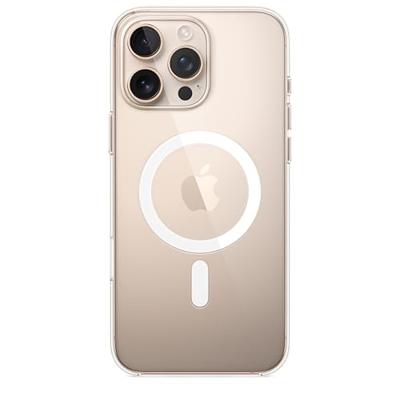 Apple Clear Case Case Apple iPhone 16 Pro Max Transparant Stootbestendig, Inductieve lading Apple Clear Case Case Apple iPhone 16 Pro Max Transparant Stootbestendig, Inductieve lading