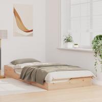 Bedframe Bruin 80 x 210 cm Massief grenenhout - thumbnail