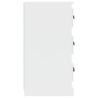 Dressoir 70x35,5x67,5 cm bewerkt hout wit - thumbnail
