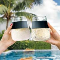 Wine Cooling Cups - Gekoelde Wijnglazen - Set van 2 - 250 ml - thumbnail