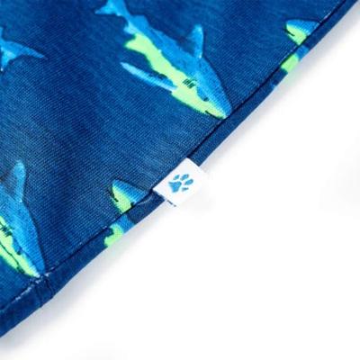 Kindershirt 92 donkerblauw