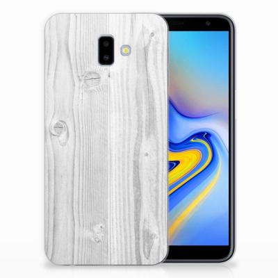 Samsung Galaxy J6 Plus (2018) | Bumper Hoesje | White Wood