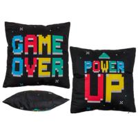 Kussen Power Up & Game Over 40x40cm - thumbnail