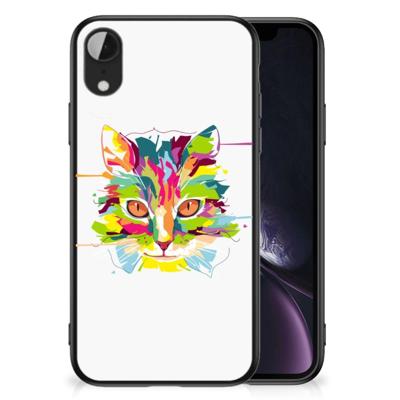 Apple iPhone XR Hoesje Cat Color Apple iPhone XR Hoesje Cat Color