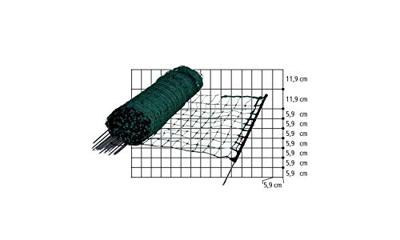 Gallagher Konijnen-/hobbynet, Groen 65/1-15/Z-50m - 024377 024377 Gallagher Konijnen-/hobbynet, Groen 65/1-15/Z-50m - 024377 024377