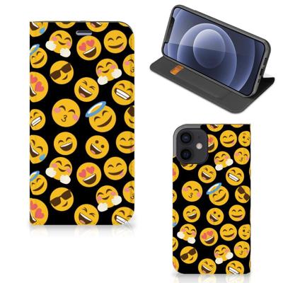 iPhone 12 Mini | Hoesje met Magneet | Emoji