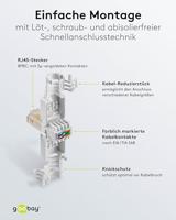 Intellinet Kabel Intellinet gereedschapsloze RJ45-stekker modulaire RJ45-stekker geen krimpgereedschap nodig 790482 Kleurcodering, Knikbeschermingsmof, - thumbnail