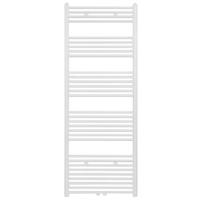 Designradiator BWS Nile Gobi 180x60cm Geborsteld Mat Wit Midden/zij-aansluiting