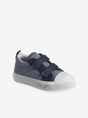 Kindersneakers van textiel met klittenband, kleutercollectie veel blauw