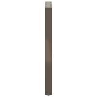 Console tafelpoten 2 st U-vormig 38x(72-73) cm staal naturel - thumbnail