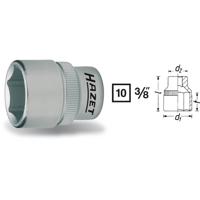 HAZET Dopsleutel 880-12 · 3/8 inch (10 mm) vierkant hol · Buiten-zeskant-tractieprofiel · SW 12 mm - thumbnail