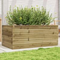 VidaXL Plantenbak 110x60x45,5 cm geïmpregneerd grenenhout - thumbnail