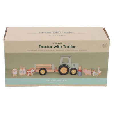 Little Farm Tractor Met Trailer Little Farm Tractor Met Trailer