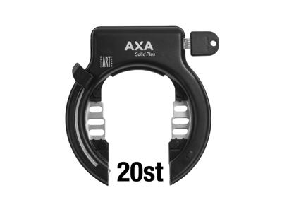 Axa solid zwart ringslot - 14cm - art2